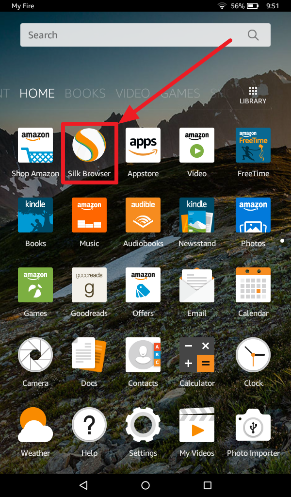 Homepage Ninja Amazon Fire Silk Browser How To Set Up Your Homepage On The Fire Os