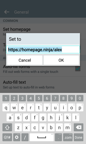 Set Your Homepage