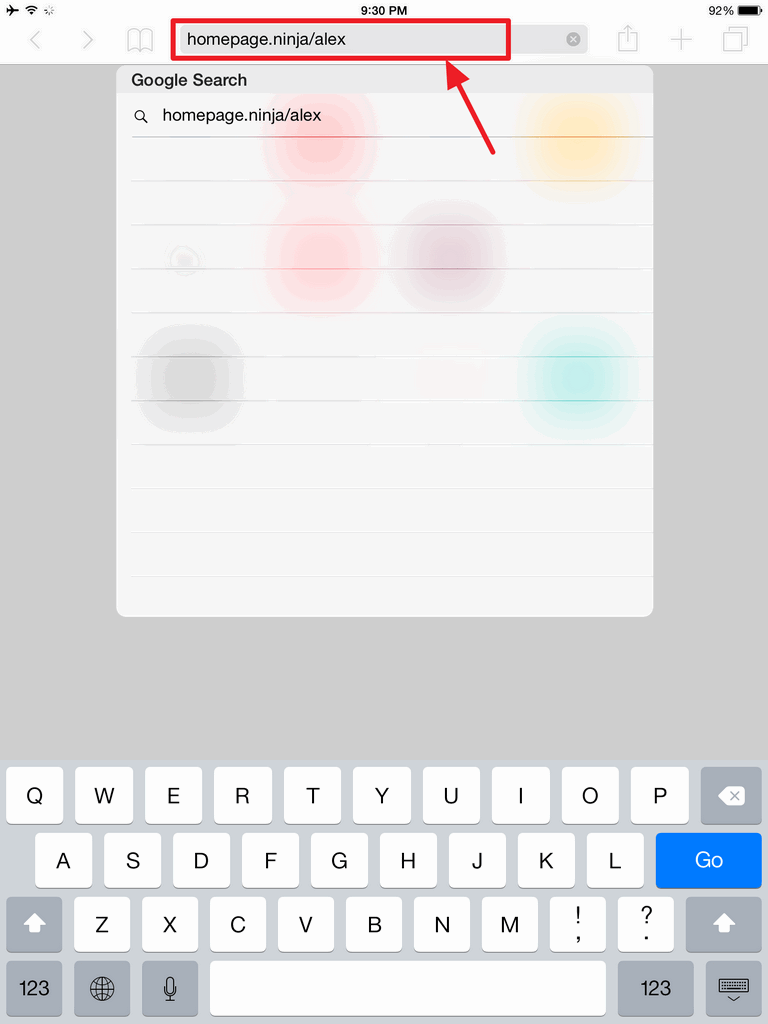 Homepage Ninja How To Set Your Safari Homepage On IPad   Set Homepage Safari IOS Ipad 01 