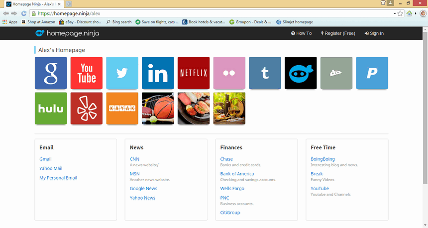 Homepage Ninja - Slimjet Browser - How to Set Your Homepage