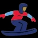 snowboarding inhoodie