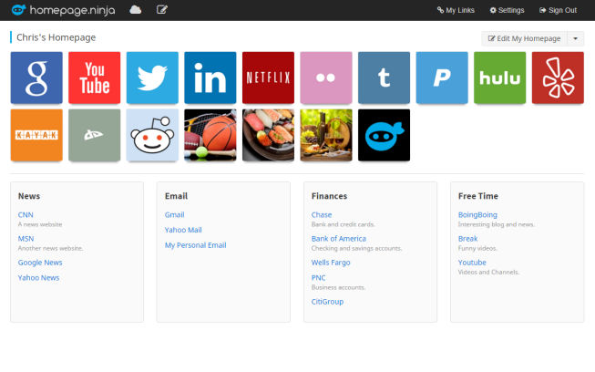 Desktop Homepage Screenshot